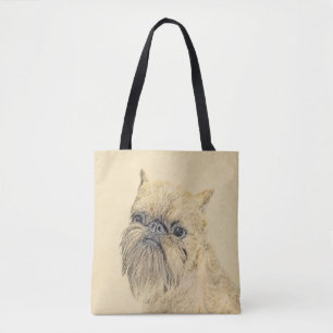 Brussels Griffon Painting - Niedliche Hundekunst