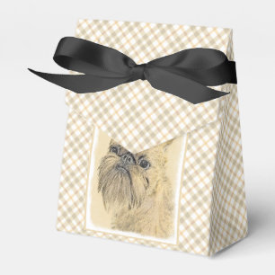 Brussels Griffon Painting - Niedliche Hundekunst Geschenkschachtel