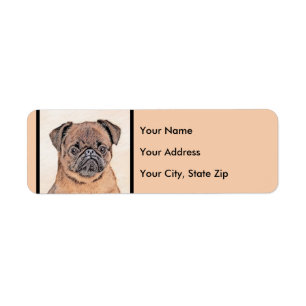 Brussels Griffon Smooth Painting Original Dog Art