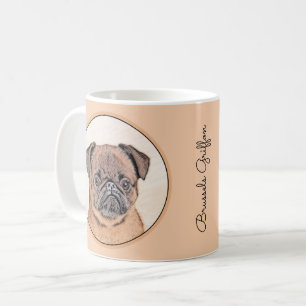 Brussels Griffon Smooth Painting Original Dog Art Kaffeetasse