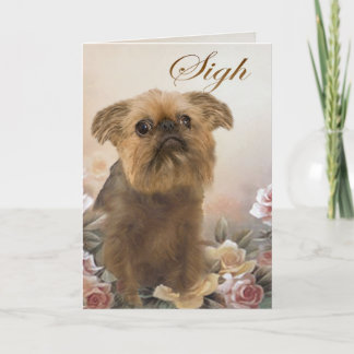 Brussels Griffon Vermisst You Cards Karte