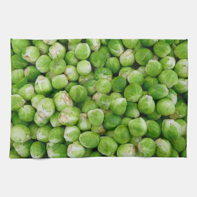 Brussels sprouts cabbage handtuch (Horizontal)