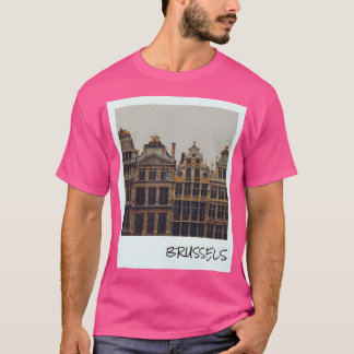 Brussels Vintag Film White Frame Souvenir T-Shirt