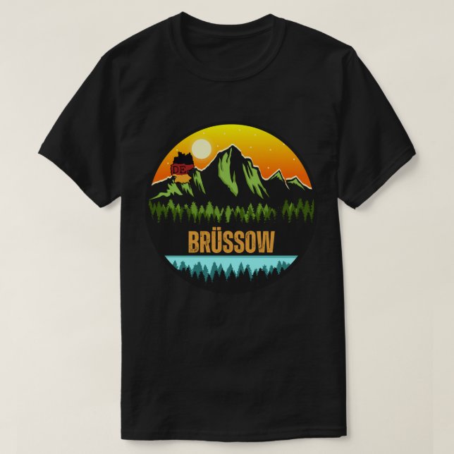 Brüssow, Deutschland T-Shirt (Design vorne)