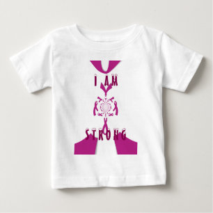 Brust-Krebs-Bewusstsein Art Print Baby T-shirt
