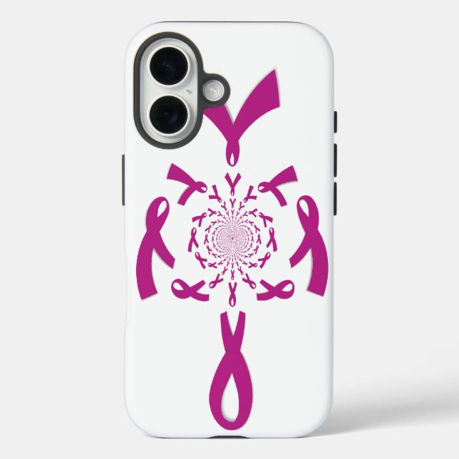 Brust-Krebs-Bewusstsein Art Print Case-Mate iPhone Hülle (Rückseite)