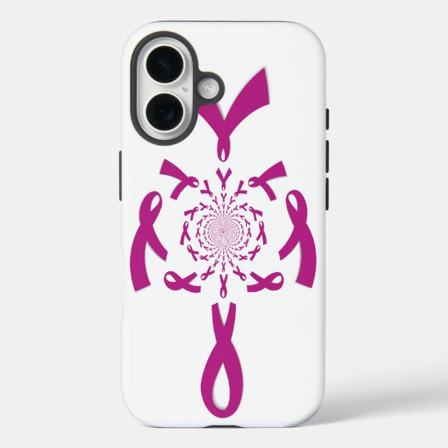 Brust-Krebs-Bewusstsein Art Print Case-Mate iPhone Hülle (Rückseite)