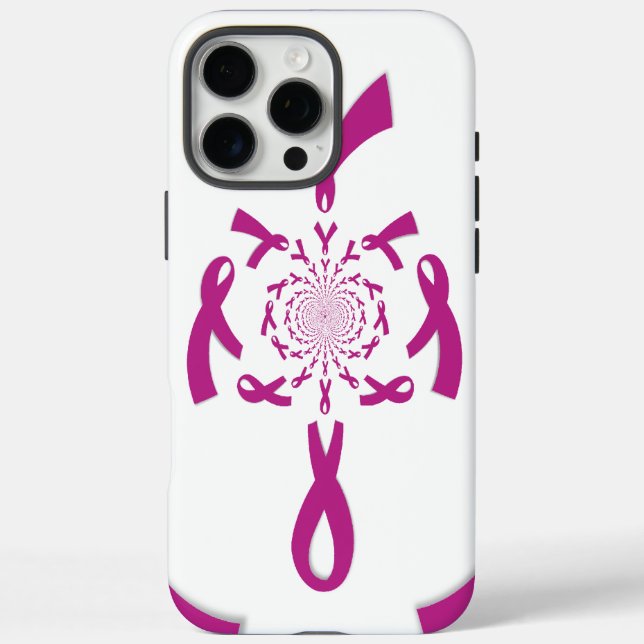 Brust-Krebs-Bewusstsein Art Print Case-Mate iPhone Hülle (Rückseite)