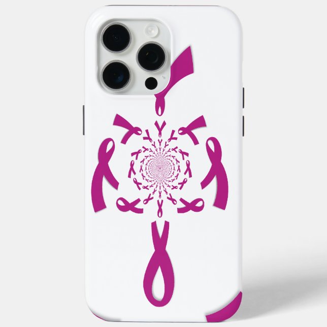 Brust-Krebs-Bewusstsein Art Print Case-Mate iPhone Hülle (Rückseite)