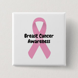 Brust-Krebs-Bewusstsein rosa Band-benutzerdefinier Button