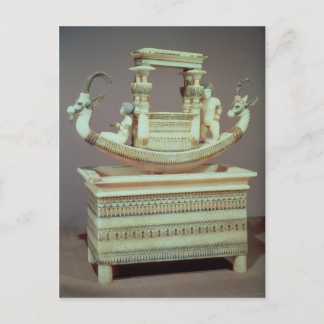 Brust mit einem Schiff mit zwei Köpfen Postkarte (Vorderseite)