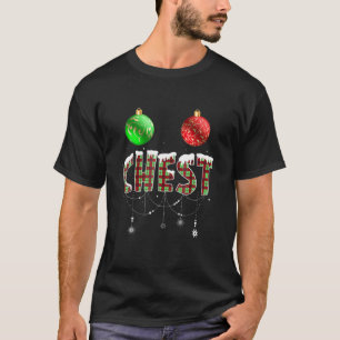 Brust Nüsse Weihnachts Funny Matching Couple Chest T-Shirt