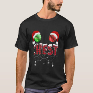 Brust Nüsse Weihnachtsfest Shirt Funny Matching Co