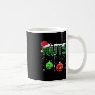 Brust Nuts Matching Kastanien Spaß Weihnachten Paa Kaffeetasse