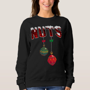 Brust Nuts Matching Kastanien Weihnachtskuppel Nu Sweatshirt