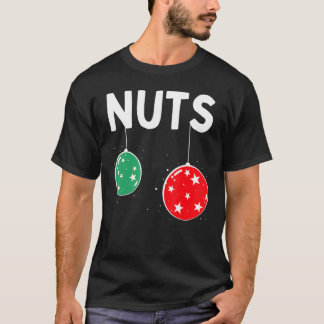 Brust Nuts Matching Kastanien Weihnachtskuppel Nu T-Shirt