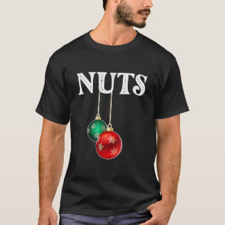Brust Nuts Matching Kastanien Weihnachtskuppel Nu T-Shirt