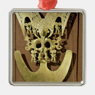 Brust, Quimbaya Ornament Aus Metall