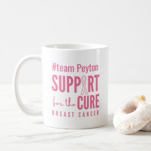 Brust-Tasse #team-Name-Support Kaffeetasse