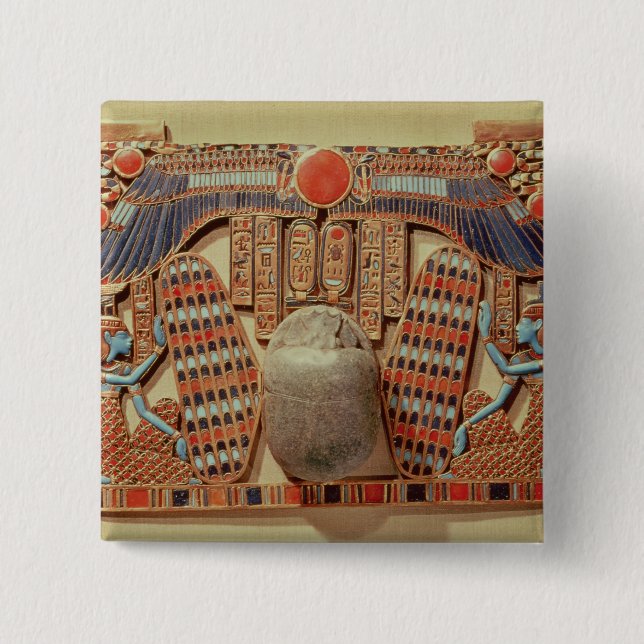 Brust verziert mit dem winged Scarabäus Button (Vorderseite)