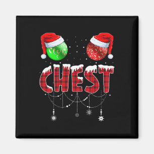 Brustkerne Weihnachten Mattieren Couple Chestnut 1 Magnet