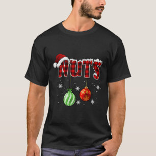 Brustkerne Weihnachten Mattieren Couple Kastanien T-Shirt