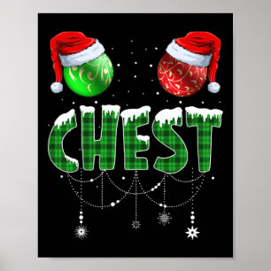 Brustkerne Weihnachten Mattierung Couple Chestnut Poster