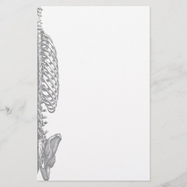 Brustkorb-Briefpapier Briefpapier (Vorderseite)