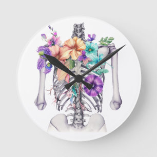 Brustkorb Runde Wanduhr