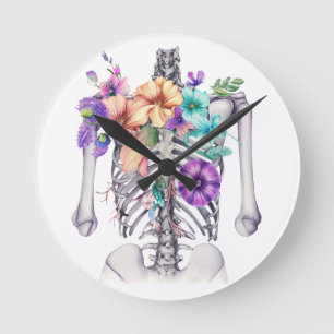 Brustkorb Runde Wanduhr