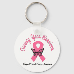 Brustkrebs 20 Jahre Überleben Schlüsselanhänger