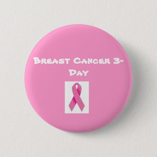 Brustkrebs-3-tägiger Knopf Button (Vorderseite)