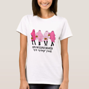 Brustkrebs am Mittwoch tragen wir rosa T-Shirt