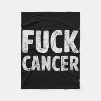 Brustkrebs-Aufklärungsgeschenk für Fck Cancer Dist Fleecedecke
