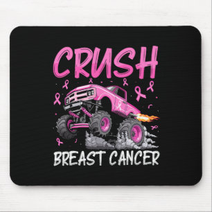 Brustkrebs-Aufklärungsmonster Truck Toddle Mousepad