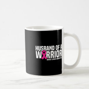 Brustkrebs-Awa, ein Mann eines Kriegers, rosa Ribb Kaffeetasse