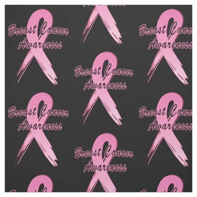 Brustkrebs-Band der Hoffnung Stoff (Muster)