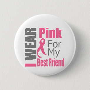Brustkrebs-Band trage ich rosa besten Freund Button