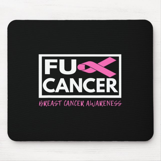 Brustkrebs bekämpfen Krebs Mousepad (Vorne)