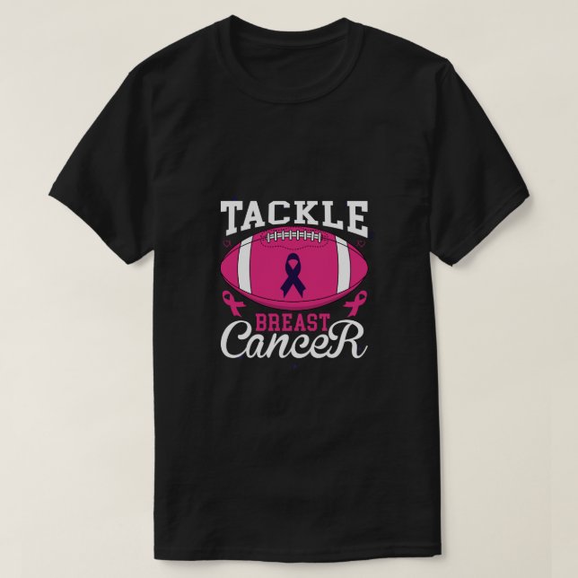 Brustkrebs bekämpfen T-Shirt (Design vorne)