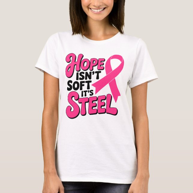 Brustkrebs bekämpft rosa Ribbon-Kriegerüberlebnis T-Shirt (Vorderseite)