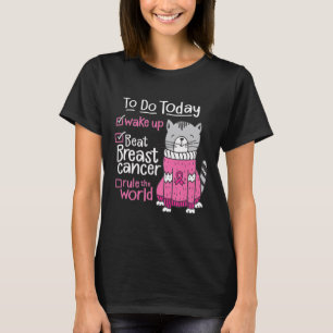 Brustkrebs besiegen Regel für den weltweiten Vorzu T-Shirt