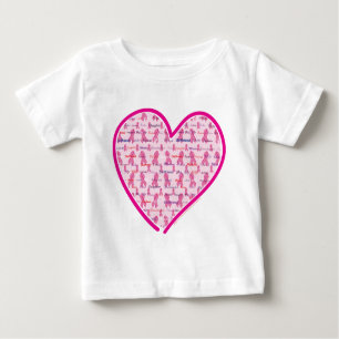 Brustkrebs-Bewusstsein Baby T-shirt