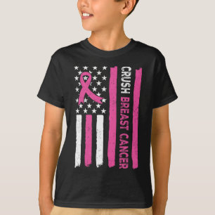 Brustkrebs-Bewusstsein Bling Pink Ribbon 3 T-Shirt