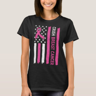 Brustkrebs-Bewusstsein Bling Pink Ribbon 3 T-Shirt