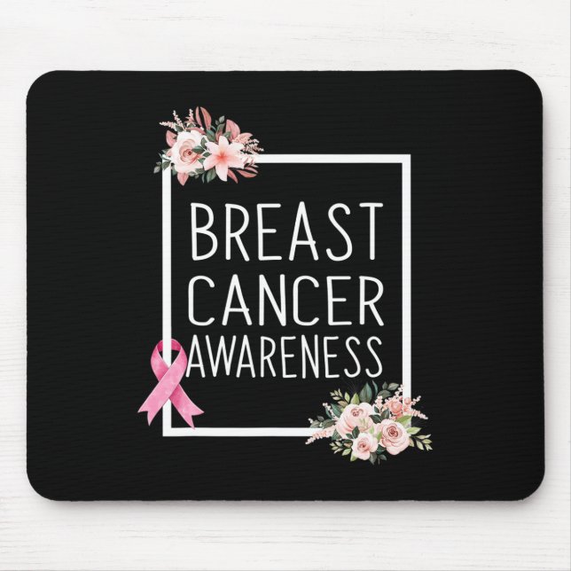 Brustkrebs-Bewusstsein Brustkrebs-Bekämpfung Mousepad (Vorne)