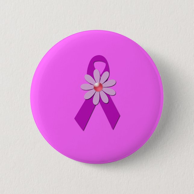 Brustkrebs-Bewusstsein Button (Vorderseite)