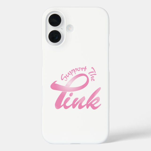 Brustkrebs-Bewusstsein Case-Mate iPhone Hülle (Rückseite)