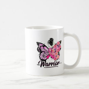 Brustkrebs-Bewusstsein des Kriegers Pink Ribbons B Kaffeetasse