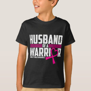 Brustkrebs-Bewusstsein für den Mann des Kriegers r T-Shirt